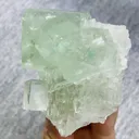 Natural Green Cubic Transparent Fluorite comes from Xianghualing,Hunan 85*70*50MM - image 2