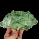 Natural Green Cubic Transparent Fluorite, Mineral Specimen:Zhejiang,China (150*75*55MM) - image 5