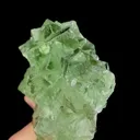 Natural Green Cubic Transparent Fluorite, Mineral Specimen:Zhejiang,China (150*75*55MM) - image 4