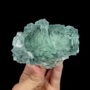 Natural Green Cubic Transparent Fluorite , Mineral Specimen:Zhejiang,China (95*50*45MM) - image 1