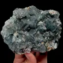 Natural Green Fluorite and Bismuthinite Mineral Specimen,High Quality Specimen,YINDU,INNER MONGOLIA,CHINA(120*85*40mm) - image 4