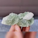 Natural Green Fluorite and Calcite comes from Xianghualing,Hunan 100*40*35MM - image 3