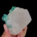 Natural Green Fluorite and Calcite, Mineral Specimen: Xianghualing,Hunan (75*60*40MM) - image 5