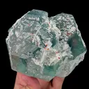 Natural Green Fluorite and Calcite, Mineral Specimen:Fujian,China (110*95*65MM) - image 1