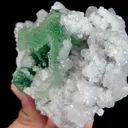 Natural Green Fluorite and Calcite, Mineral Specimen:Fujian,China (115*80*45MM) - image 3