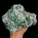 Natural Green Fluorite and Calcite, Mineral Specimen:Fujian,China (145*110*85MM) - image 4