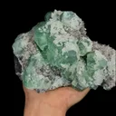 Natural Green Fluorite and Calcite, Mineral Specimen:Fujian,China (145*110*85MM) - image 3