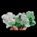 Natural Green Fluorite and Calcite, Mineral Specimen:Fujian,China (155*75*50MM) - image 4
