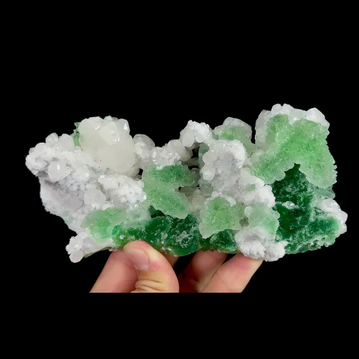 Natural Green Fluorite and Calcite, Mineral Specimen:Fujian,China (155*75*50MM) - image 5