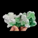 Natural Green Fluorite and Calcite, Mineral Specimen:Fujian,China (155*75*50MM) - image 5
