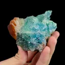 Natural Green Fluorite and Calcite Mineral Specimen:Fujian,China (80*55*65MM) - image 3