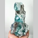 Natural Green Fluorite and Calcite, Mineral Specimen:Fujian,China (90*165*60MM) - image 5
