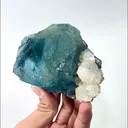 Natural Green Fluorite and Calcite, Mineral Specimen:Fujian,China (90*70*55MM) - image 2