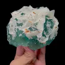 Natural Green Fluorite and Calcite Mineral Specimen,High Quality Specimen,FUJIAN,CHINA(109*93*62mm) - image 4
