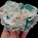Natural Green Fluorite and Calcite Mineral Specimen,High Quality Specimen,FUJIAN,CHINA(109*93*62mm) - image 3