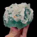 Natural Green Fluorite and Calcite Mineral Specimen,High Quality Specimen,FUJIAN,CHINA(109*93*62mm) - image 1