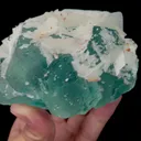 Natural Green Fluorite and Calcite Mineral Specimen,High Quality Specimen,FUJIAN,CHINA(109*93*62mm) - image 2