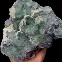 Natural Green Fluorite and Calcite Mineral Specimen,High Quality Specimen,FUJIAN,CHINA(130*130*55mm) - image 3