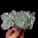 Natural Green Fluorite and Calcite Mineral Specimen,High Quality Specimen,FUJIAN,CHINA(130*70*60mm) - image 1