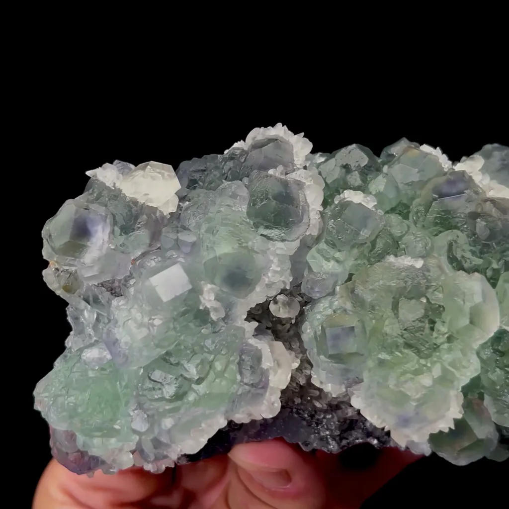 Natural Green Fluorite and Calcite Mineral Specimen,High Quality Specimen,FUJIAN,CHINA(130*70*60mm) - image 2