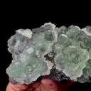 Natural Green Fluorite and Calcite Mineral Specimen,High Quality Specimen,FUJIAN,CHINA(130*70*60mm) - image 2