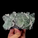 Natural Green Fluorite and Calcite Mineral Specimen,High Quality Specimen,FUJIAN,CHINA(130*70*60mm) - image 4