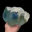 Natural Green Fluorite and Calcite Mineral Specimen,High Quality Specimen,FUJIAN,CHINA(155*110*90mm) - image 4