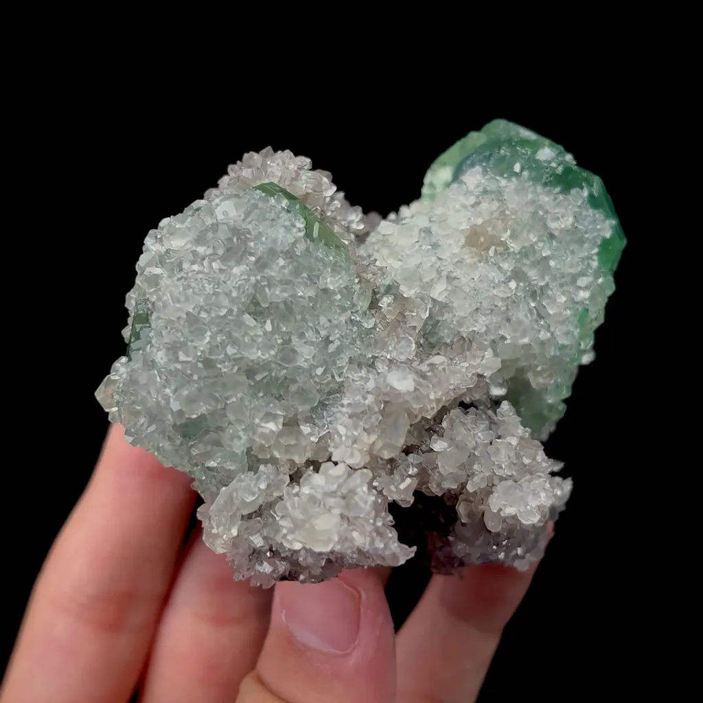 Natural Green Fluorite and Calcite Mineral Specimen,High Quality Specimen,FUJIAN,CHINA(97*65*54mm) - image 3