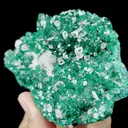 Natural Green Fluorite and Calcite Mineral Specimen,High Quality Specimen,NAMIBIA(95*65*25mm) - image 2