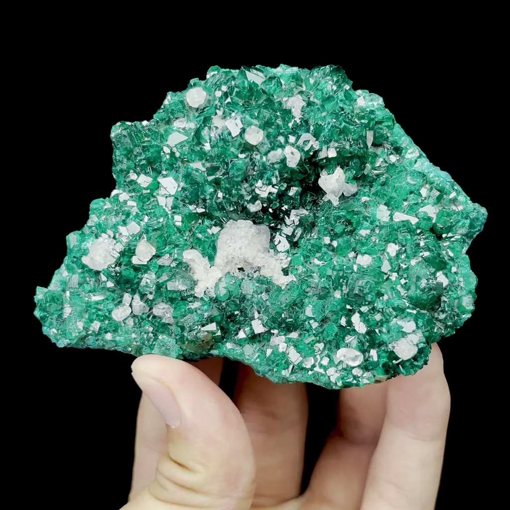 Natural Green Fluorite and Calcite Mineral Specimen,High Quality Specimen,NAMIBIA(95*65*25mm) - image 4