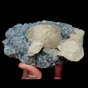 Natural Green Fluorite and Calcite Mineral Specimen,High Quality Specimen,XIANGHUALING,HUNAN,CHINA(135*78*60mm) - image 2