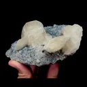 Natural Green Fluorite and Calcite Mineral Specimen,High Quality Specimen,XIANGHUALING,HUNAN,CHINA(135*78*60mm) - image 4