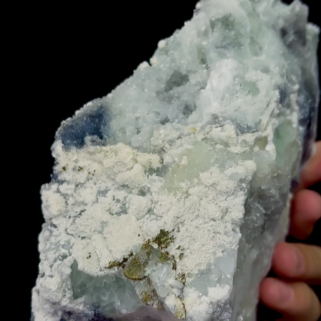 Natural Green Fluorite and Calcite Mineral Specimen,High Quality Specimen,XIANGHUALING,HUNAN,CHINA(155*109*70mm) - image 3