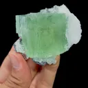 Natural Green Fluorite and Calcite Mineral Specimen,High Quality Specimen,XIANGHUALING,HUNAN,CHINA(59*50*60mm) - image 5