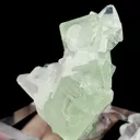 Natural Green Fluorite and Calcite Mineral Specimen,High Quality Specimen,XIANGHUALING,HUNAN,CHINA(85*80*51mm) - image 2
