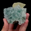 Natural Green Fluorite and Calcite Mineral Specimen,High Quality Specimen,XIANGHUALING,HUNAN,CHINA(86*77*72mm) - image 3