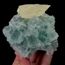 Natural Green Fluorite and Calcite Mineral Specimen,High Quality Specimen,XIANGHUALING,HUNAN,CHINA(86*77*72mm) - image 4