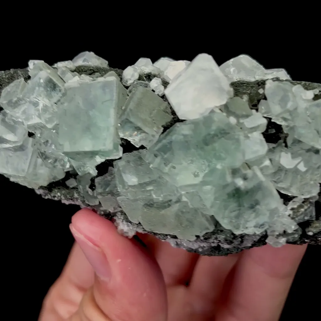 Natural Green Fluorite and Calcite Mineral Specimen,High Quality Specimen,XIANGHUALING,HUNAN,CHINA(89*49*40mm) - image 2