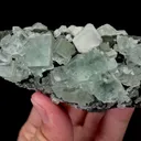 Natural Green Fluorite and Calcite Mineral Specimen,High Quality Specimen,XIANGHUALING,HUNAN,CHINA(89*49*40mm) - image 2