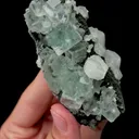 Natural Green Fluorite and Calcite Mineral Specimen,High Quality Specimen,XIANGHUALING,HUNAN,CHINA(89*49*40mm) - image 3