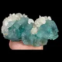 Natural Green Fluorite and Calcite, Mineral Specimen:Xianghualing,Hunan (160*80*60MM) - image 6
