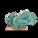 Natural Green Fluorite and Calcite, Mineral Specimen:Xianghualing,Hunan (160*80*60MM) - image 4