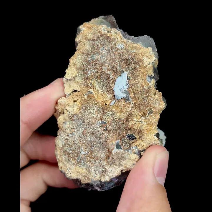 Natural Green Fluorite and Calcite, Mineral Specimen:Xianghualing,Hunan (45*75*30MM) - image 5