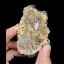 Natural Green Fluorite and Calcite, Mineral Specimen:Xianghualing,Hunan (45*75*30MM) - image 5