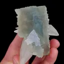 Natural Green Fluorite and Calcite, Mineral Specimen:Xianghualing,Hunan (70*55*75MM) - image 2
