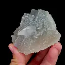 Natural Green Fluorite and Calcite, Mineral Specimen:Xianghualing,Hunan (70*55*75MM) - image 3