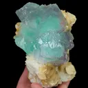 Natural Green Fluorite and Calcite, Mineral Specimen:Yaogangxian,Hunan (70*100*55MM) - image 4