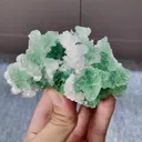 Natural Green Fluorite and Calcite Symbiosis comes from Fujian, 95*55*45MM - image 5