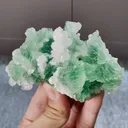 Natural Green Fluorite and Calcite Symbiosis comes from Fujian, 95*55*45MM - image 2