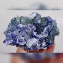 Natural Green Fluorite and Calcite Symbiosis comes from Fujian,China 90*60*30MM - image 4